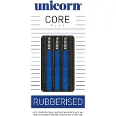 Unicorn Core Plus Rubberised Blue Steel Darts, 25 Gr. / Inhalt 1 Stück