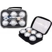 Schildkrot-Puppen *BOULE/BOCCIA Set, 2x3 Stahlkugeln+Zielkugel in Tragetasche