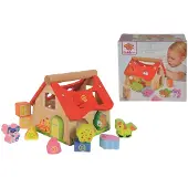 Eichhorn formen Bauernhaus junior 18 x 17,5 cm Holz 15-teilig