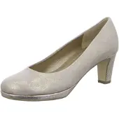 Gabor Damen Pumps, Trotteur beige Gr. 51/2