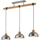 TRIO Leuchten Pendelleuchte Delhi nickel antik