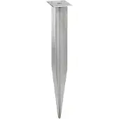 LCD Erdspieß zum Eingraben für TYP 017-019 Edelstahl 30x9,5x5cm 097E Germany