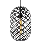 Lucide Pendellampe Wolfram Ø 32 cm schwarz