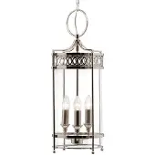 Elstead Lighting Elstead Guildhall Hängeleuchte E14 3-fach Poliertes Nickel