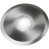 Heitronic LED Einbaustrahler "Austin", grau (aluminiumfarben), 1, Ø 8,2cm H: 2,27cm, 1 Stk., Leuchten, Einbauleuchte,LED-Downlight,Edelstahlgehäuse, sehr geringe Einbautiefe, LED Einbaustrahler
