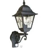 Elstead Lighting Elstead Norfolk Außen-Wandleuchte Sensor E27 47cm Schwarz IP43