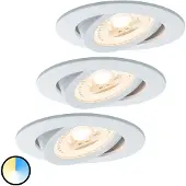 Paulmann 500.64, Einbaustrahler, 3 Glühbirne(n), LED, 180 lm, 230 V, Weiß