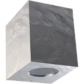 Nordlux Canto Kubi 2, Oberfläche, Rechteck, 2 Glühbirne(n), 2700 K, IP44, Metallisch
