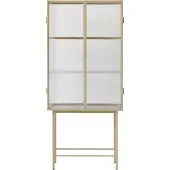 Ferm Living Haze Showcase Geripptes Glas Kaschmir