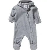 Sterntaler Fleecejacke Overall Silber Melange Gr. 74