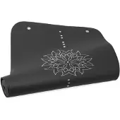 Tiguar yoga basis mat Graphite | Rutschfeste Yogamatte für dynamisches Yoga, Fitness & Stretching | Leicht, langlebig, mit Mandala-Print