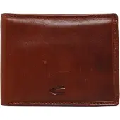 Camel active Scheintasche Geldbörse Herrenbörse querformat, Leder mittelbraun cognac como