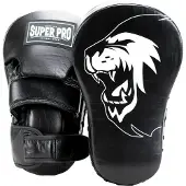 Super Pro Polster längliche Handpolster Kampfsportarten schwarz/weiß