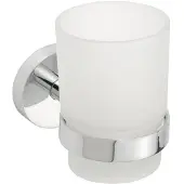 Sapho Omega Zahnbürstenhalter 95 x 110 x 55 mm Chrom/Glas