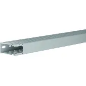 Hager Verdrahtungskanal aus PVC BA6 60x25 mm steingrau, Kabelkanal, Grau, PVC, V0, 31 mm, 2000 mm