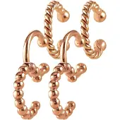 Elli Ohrringe Earcuff 3Er Set Kugel Geo Minimal 925 Silber Elli Rosegold