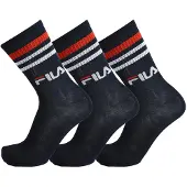 FILA Socken , Herren, Gr. 43-46, blau (navy), Baumwollmischung, elastisch, Socken Socken, breites Rippenbündchen, Logoschriftzug, Cotton-Mix
