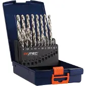 Rotec Spiraalborenset '107', DIN338, UNI-3, 25-dlg, ø1-13 ABS - 900.0057K - 900.0057K