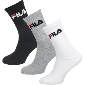 FILA Kurzsocken "Socken 3er Pack", Damen, Gr. 35-38, bunt (classic mix (schwarz, weiß, grau)), Obermaterial: 70% Baumwolle CO. 29% Polyester PES. 1% Elasthan EL., Socken Kurzsocken