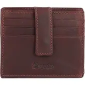 Esquire Leder Geldbörse Oslo Dallas Coin Case Brown braun