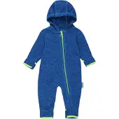 Playshoes Strickfleece-Overall in Blau | Gr.: 92