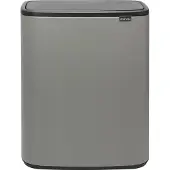 Brabantia 223129, 60 l, Rechteckig, Kunststoff, Grau, 545 mm, 312 mm
