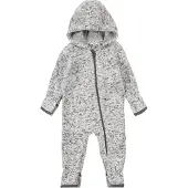 Playshoes Strickfleece-Overall in Grau | Gr.: 92