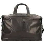 Spikes & Sparrow Leder Reisetasche Schultertasche Bronco Weekender Black schwarz