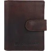 Spikes & Sparrow Leder Geldbörse Bronco Billfold Wallet RFID Dark Brown dunkelbraun