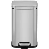 EKO - Stella Treteimer 12 Liter - Stainless steel - Matt Edelstahl