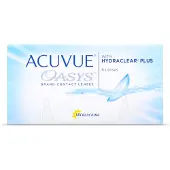Acuvue Oasys (6er Packung) 14-Tageslinsen (2 dpt & BC 8.8) mit UV-Schutz für trockenere Augen