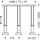 OLIGO Glance LED-Pendelleuchte 3-flammig-Rot matt-mit LED (2700K)
