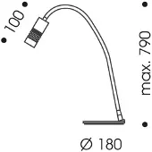 OLIGO A Little Bit LED-Tischleuchte-Schwarz matt-Schwarz matt-mit LED (3000K)