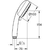 GROHE Tempesta Cosmopolitan 100, Chrom, 1 Stück(e)