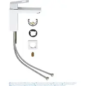 GROHE Eurocube, Waschbecken, Hebelgriffe, 1/2", Chrom