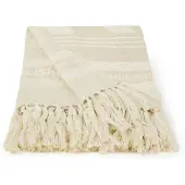 Malagoon Wirfdecken Craft offwhite throw (NEW) herren