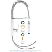 GROHE Eurocube, Standard, Chrom, Metall, Hebelgriffe, Einzelbild, 1/2"