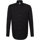 Seidensticker Hemd - Regular fit - in Schwarz - 42
