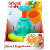 Bright Starts Press & Glow Spinner Activity Spielzeug mit Melodie 6 m+ 1 St.