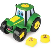 Tomy Learn and pop Johnny, Traktor, 1,5 Jahr(e), Kunststoff, Mehrfarbig