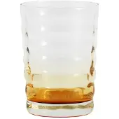 Nordal Jogglas transparent / bernsteinfarben - 6er-Set
