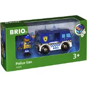 BRIO Polizeiwagen mit Licht und Sound; 33825