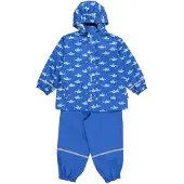 Playshoes 2tlg. Regenoutfit in Blau - 86