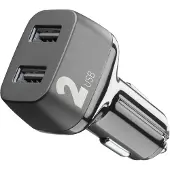 Cellularline Car Multipower 2 - iPhone, Samsung, Xiaomi, Oppo and other Smartphones and Tablets, Auto, Zigarettenanzünder, Schwarz