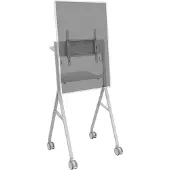 Vision VFM-F10 - Wagen - für Flachbildschirm - Stahl - Off-White - Bildschirmgröße: 127-139.7 cm (50"-55")