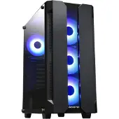 Chieftec GS-01B-OP, Tower, PC, Schwarz, ATX, micro ATX, Mini-ITX, SPCC, Gehärtetes Glas, Gaming