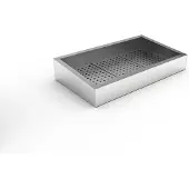 CombiSteel Gemahlener Eisbehälter schief 3/1 gn aisi 304 wasserhahn an der bedienung seite