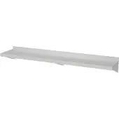 CombiSteel Rfs Wandbord inklusive Konsolen aus Edelstahl AISI 430 1800x400x190mm