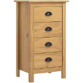 vidaXL Sideboard Hill 46x35x80 cm Massivholz Kiefer