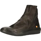 Softinos Schnürstiefel Schwarz